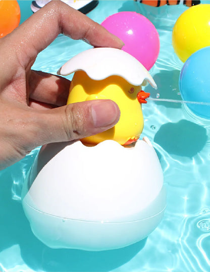 Baby Bathing Toy Kids Cute Duck Penguin Egg Water Spray Sprinkler Bathroom Sprinkling Shower Swimming Water Toys For Kids Gift