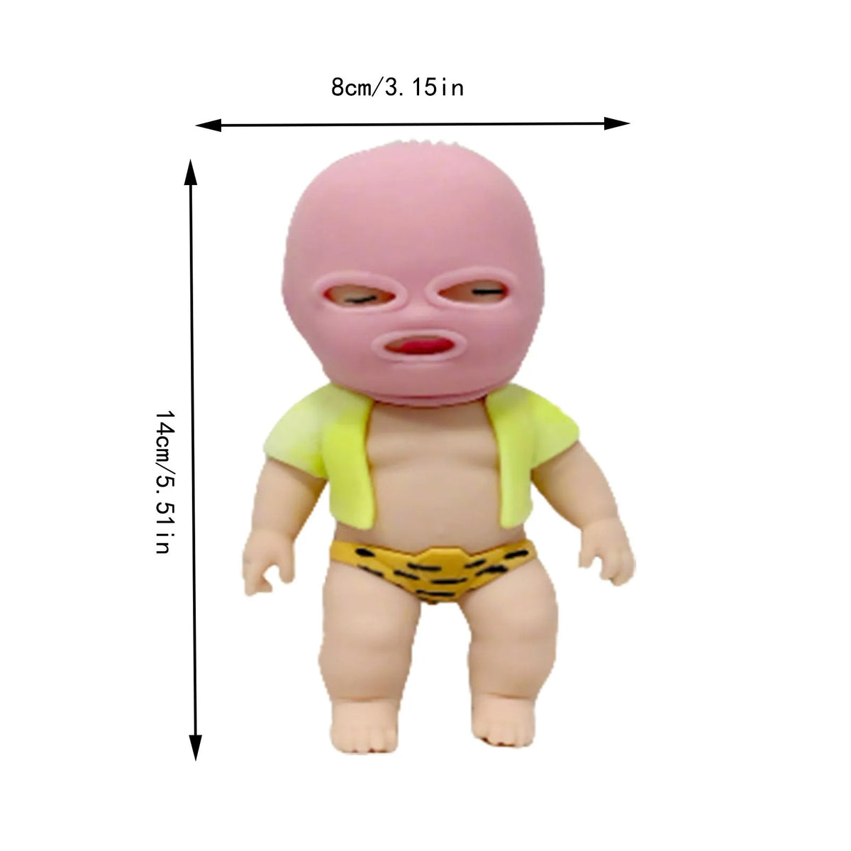 Creative Str Relief Toy Boy Squeezable Fun Playful Face Covered Toy for Adults Novel Prank Iatable Toy Gifts