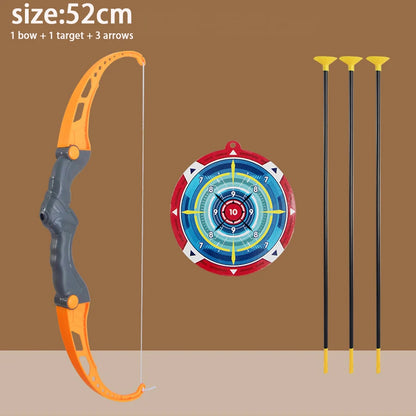 Kids Bow and Arrow Set Outdoor  Archery Toys Set for Kids Ages 4-8 8-12 with Suction Cup Arrows For Kids Adult Stress Relief