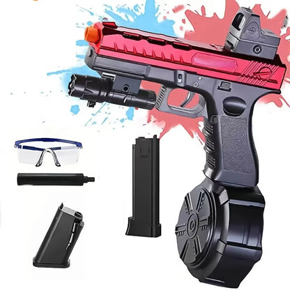 Kids & Adults Outdoor Game Toy, Play Blaster with Dual Magazines and Accessories