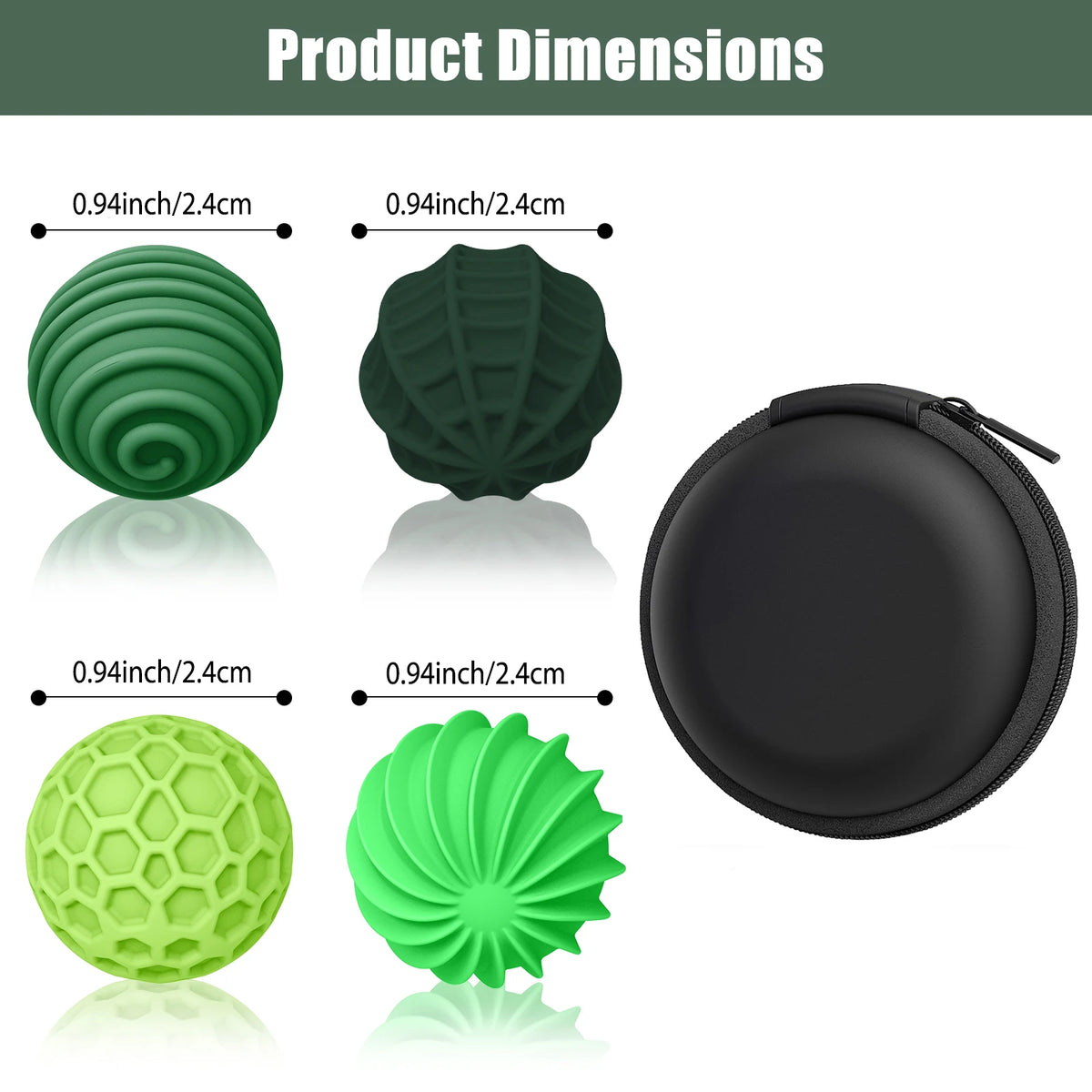 Magnetic Balls Fidget Toys Adults Textures Silicone Stress Balls Quiet Stress Relief Sensory Toys for Autism ADHD Anxiety
