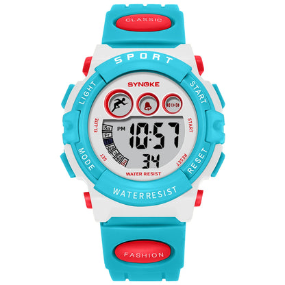 Digital Watch for Kids, Waterproof LED Lights Luminous Watches, Children Wristwatch Boys Students Electronic Wrist Watch