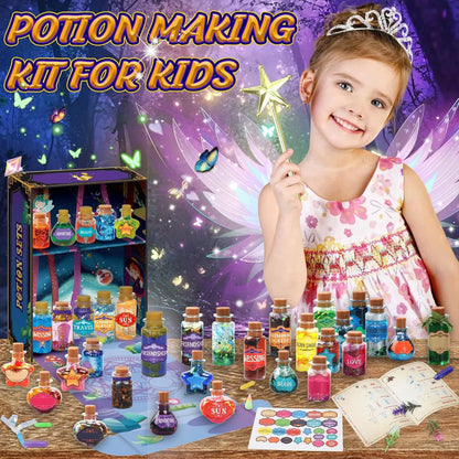 Kids Science Experiment Kit DIY Magic Potion Toy Set Colorful Box Educational Chemical Experiments for Children