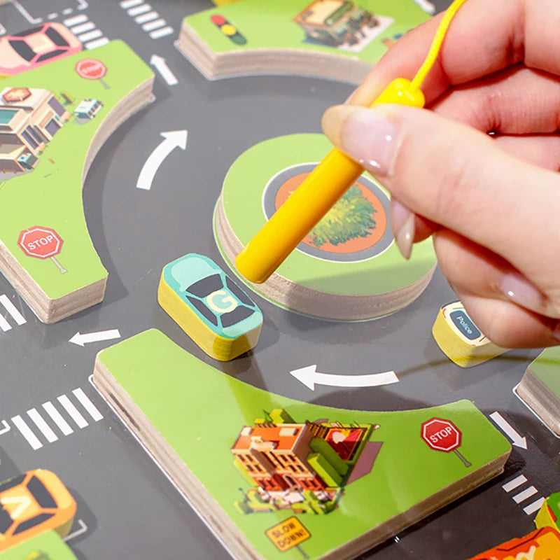 Montessori Magnetic Alphabet Maze Board Fine Motor Skills Educational Toys for Preschool Learning Activities Travel Toys Gifts