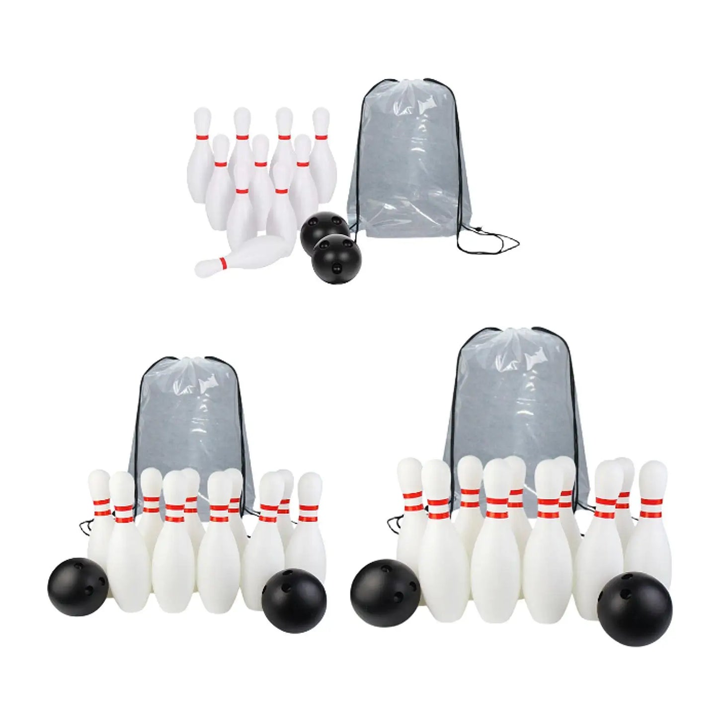 Kids Bowling Set Interactive Early Development Educational Outdoor Bowling Toys for Playground Activities Yard Lawn Backyard