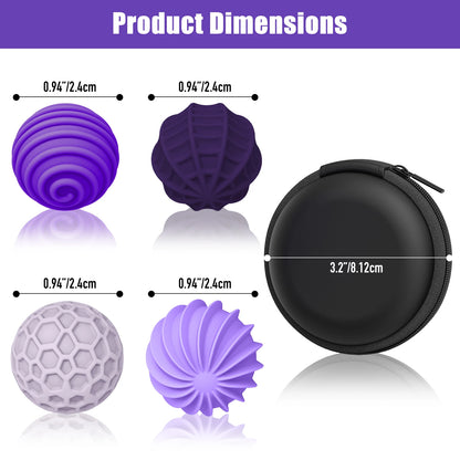 Magnetic Sensory Fidget Balls Silicone Stress Relief Toys for Adults Anxiety Autism Calming Sensory Therapy Tools