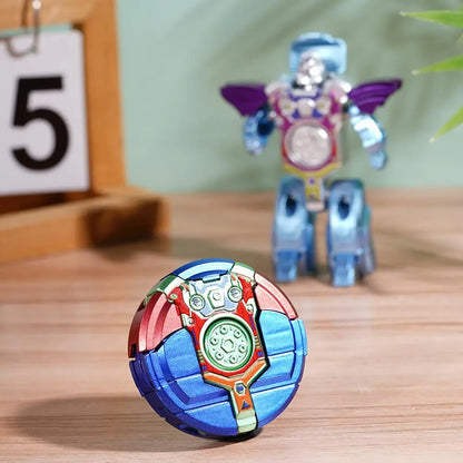 Creative Mini Hand Spinner Toys Antistress Stress Relief Transformable Robot Fidget Spinner Adults Kids Sensory Toy Gift