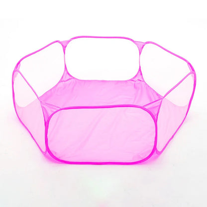 1.2M Ball Pit Ball Pool Foldable Portable Play Pit For Children Kids Boys Girl Game House Indoor Outdoor Six Sided Net Game Tent