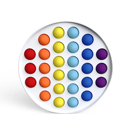 New Fidget Toys Sensory Push Pop Bubble Popper Board | Simple Dimple Silicone Press Toy for Autism Stress Relief