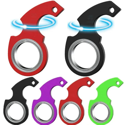 Creative Keychain Fidget Spinner Stress Relief Toys For Anxiety Autism ADHD EDC Cool Stuff For Teens Adults Kids Great Gifts