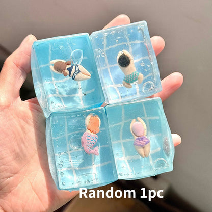 Adult Squishy Ocean Stress Balls Autism Sensory Toys for Stress And Anxiety Relief Maltose Water Ball Fidget Toys Bulk Gift