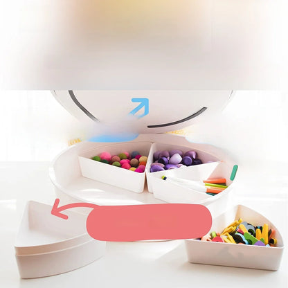 Sensory Bin Educational Nursery Partitioned Montessori Reggio Toy Storage ABS Educational Toys for Toddlers And Preschoolers