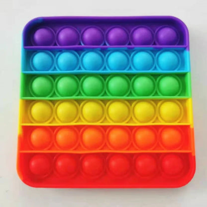 2Pcs Hot Push Bubble Fidget Toys Sensory Autism Special Needs Stress Reliever Squeeze Decompression Toy Fidget Toys For Kids
