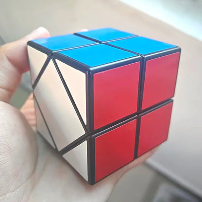 Domino Skewb Speed Cubes 2x2x2 Sensory Quiet Fidget Toys for Autism ADHD Anxiety Kids Teens Boys Girls Educational Gifts