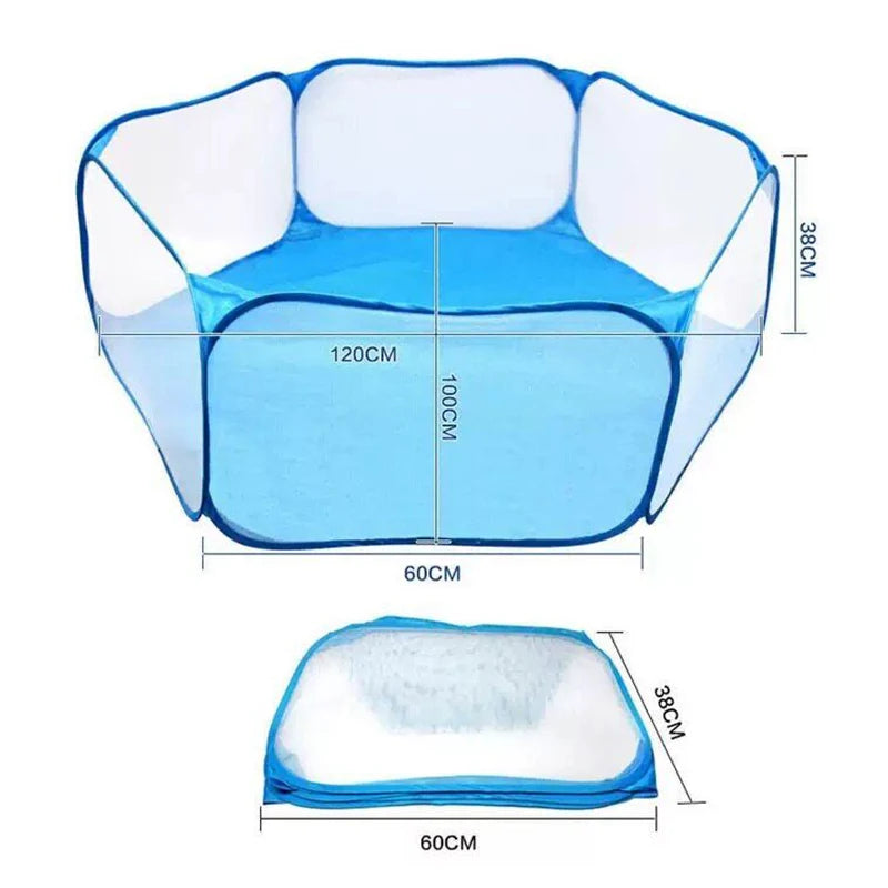 1.2M Ball Pit Ball Pool Foldable Portable Play Pit For Children Kids Boys Girl Game House Indoor Outdoor Six Sided Net Game Tent