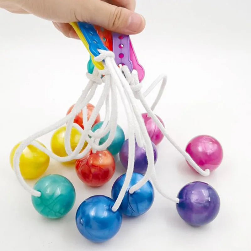 Novelty Clackers Balls on a String Vintage Fidget Sensory Toys for Kids & Adults with Autism ADHD Anxiety Relief Gifts
