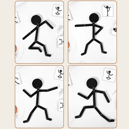 Kids Puzzle Toy Sports Wooden Man Montessori Education Develop Baby Imagination Exercise Hands-on Ability 2-6 Years Play Gift