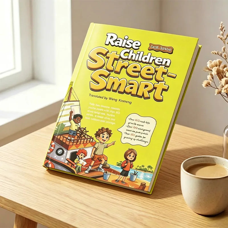 Raise Children Street‑Smart Comic Edition  Kids EQ Development Growth Guidance Book Children Life Wisdom Education Bookpresent
