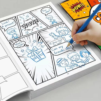 Blank Comic Book for Kids & Adults: Draw Your Own Comics Creative Fun