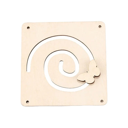 Kindergarten Montessori Busy Board  Accessories Caterpillar Gear LED Lamp Bell Roller Counting Bead Wall Toy Educational Toy