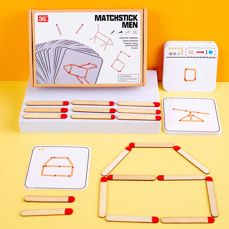 Children's Creative Thinking Match Puzzle, Logical Thinking Training Game, Concentration Training, Early Learning Puzzle