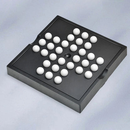 Kids and Adult Board Game Puzzle Toy Single Player Strategic Checkers Board Game for Intellectual Development 24BD