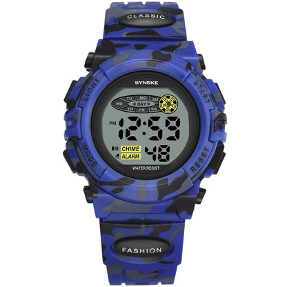Digital Watch for Kids, Waterproof LED Lights Luminous Watches, Children Wristwatch Boys Students Electronic Wrist Watch