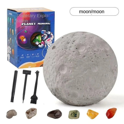 Science Educational Explore Planet Dig Kit Kids Excavation Toys Mining Kit Crystals  Mega Gemstone Education Excavation Kit