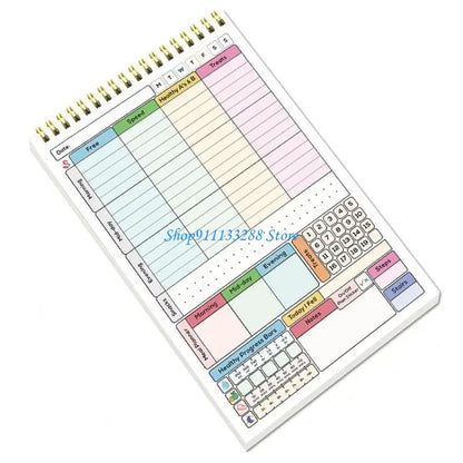 G88D A 5 Habits Planner Habits Trackers Notebook Daily Weekly Monthly Habits Trackers Discipline Calorie Planner Schedules