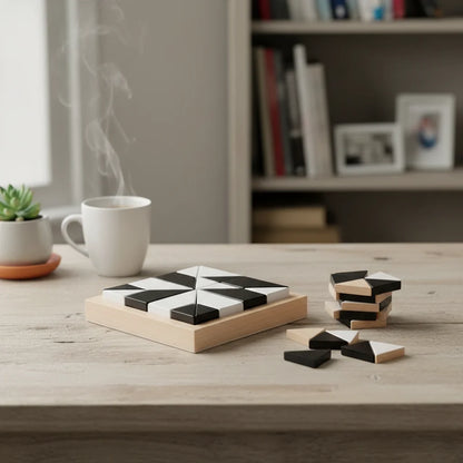 Montessori Geometric Shape Puzzles Building Blocks Wooden 3D Jigsaw Puzzle Kids Educational Logical Thinking Training Game Gifts