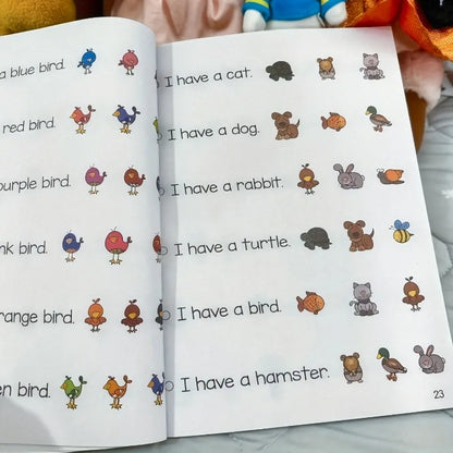 Children's English Reading Comprehension English Enlightenment Sketching Training Book Educational Equipment Language Learning