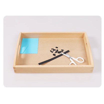 Montessori Scissors Activities Hand-Eye Coordination Game Childcare Kindergarten Educational Equipment Early Learning Toys