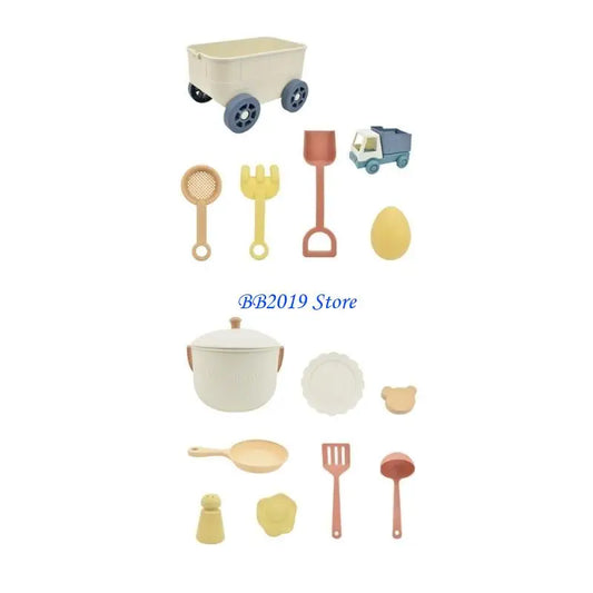 Q0KB 6/8 Pieces Sand And Water Play Set For Creative Kids Gardening Supplies