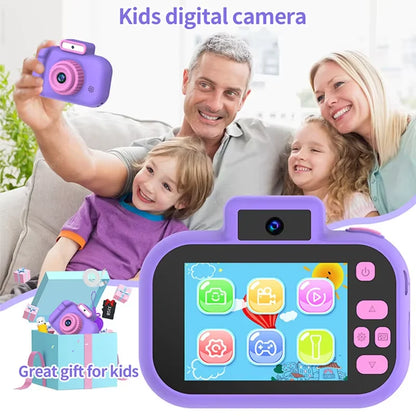 Children Camera 4000W Pixels 1080P HD Screen Dual Cameras Kids Electric Toys For Baby Camara Foto Infantil Children's Gifts