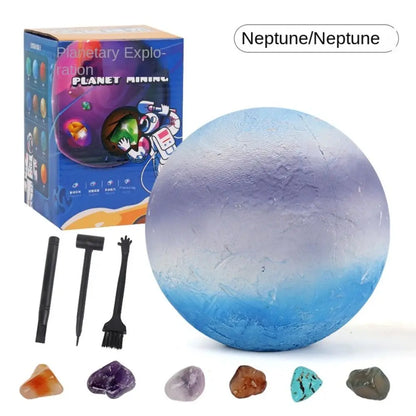 Science Educational Explore Planet Dig Kit Kids Excavation Toys Mining Kit Crystals  Mega Gemstone Education Excavation Kit