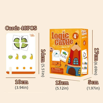 Montessori Kids Logic Key Puzzle Game Matching Game Early Educational Logic Key Thinking Training Intellectual 3D