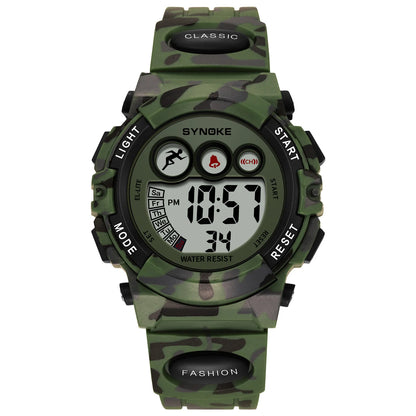 Digital Watch for Kids, Waterproof LED Lights Luminous Watches, Children Wristwatch Boys Students Electronic Wrist Watch