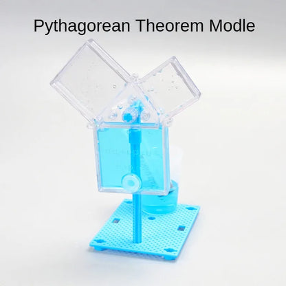 Montessori Pythagorean Theorem Demonstration Experiment Set Mathematics Model Education Aid DIY for Boy Girl Kids Toys Gifts