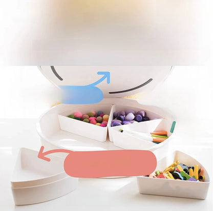 Sensory Bin Educational Nursery Partitioned Montessori Reggio Toy Storage ABS Educational Toys for Toddlers And Preschoolers