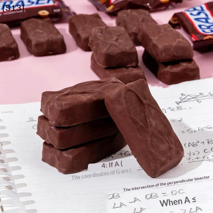 Creative Simulation Chocolate Shaped Rubber Eraser Cute Cartoon Erasers Student School Office Stationery Prize Kids Gifts[Q]Q@