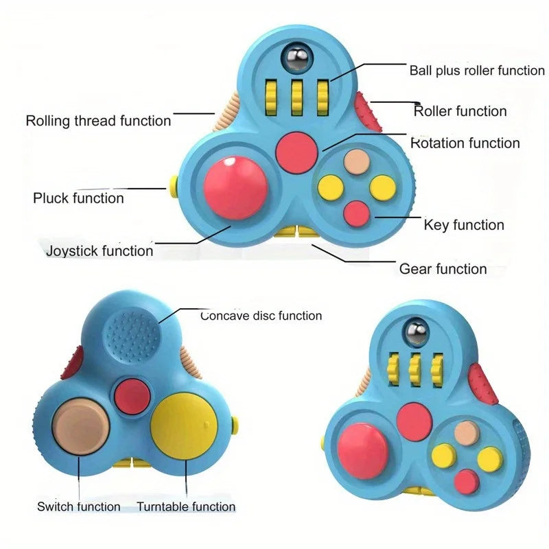 Fidget Toys for Kid and Adults, Autism Figette Cubes Desk Toys, Anxiety Relief Stress Toys, Sensory Fidget Cubes Gifts for Kids