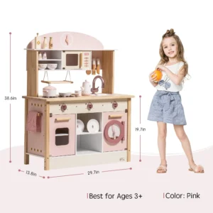 Wooden Kids Play Kitchen